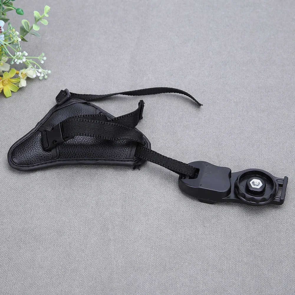 Camera Strap Leather - Professional Soft PU Leather Hand Grip