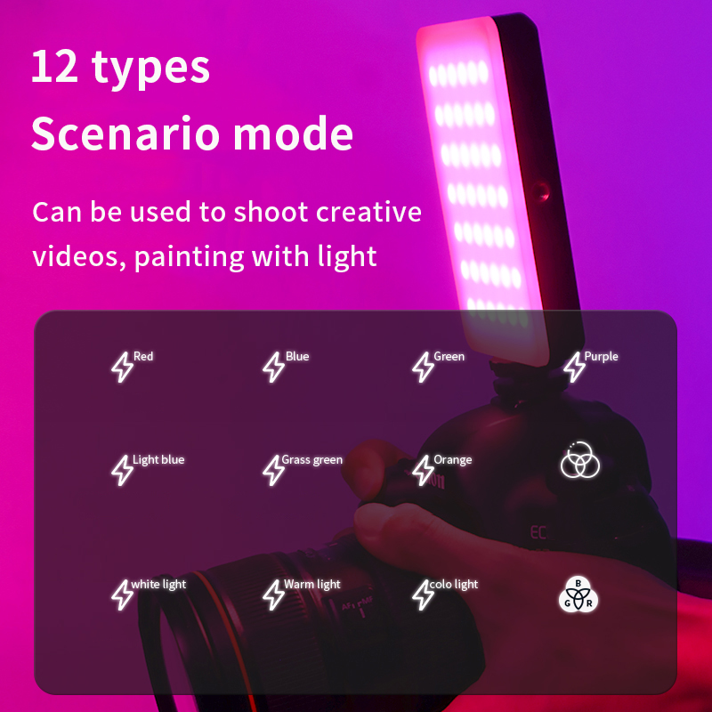 RGB Video Light Portable LED C - Pixel Art Led Panel 评论和价格