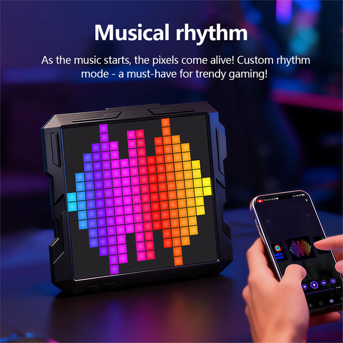 A72U Smart Digital Night Light - Pixel Art Led Panel 评论和价格