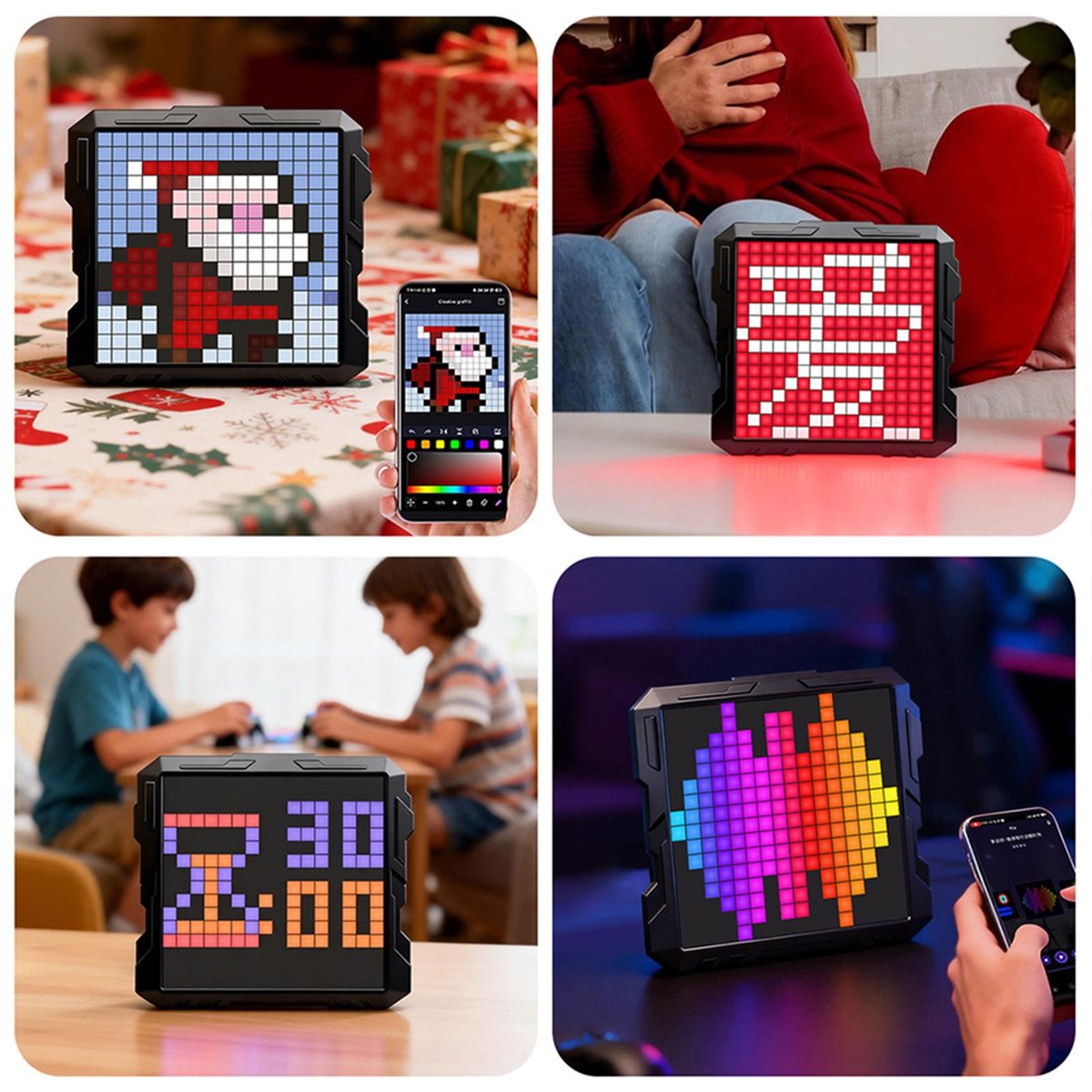 A72U Smart Digital Night Light - Pixel Art Led Panel 评论和价格
