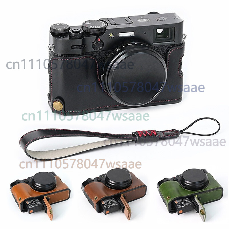 1PCS Leather Half Case for FUJ - Camera Strap Leather 评论和价格