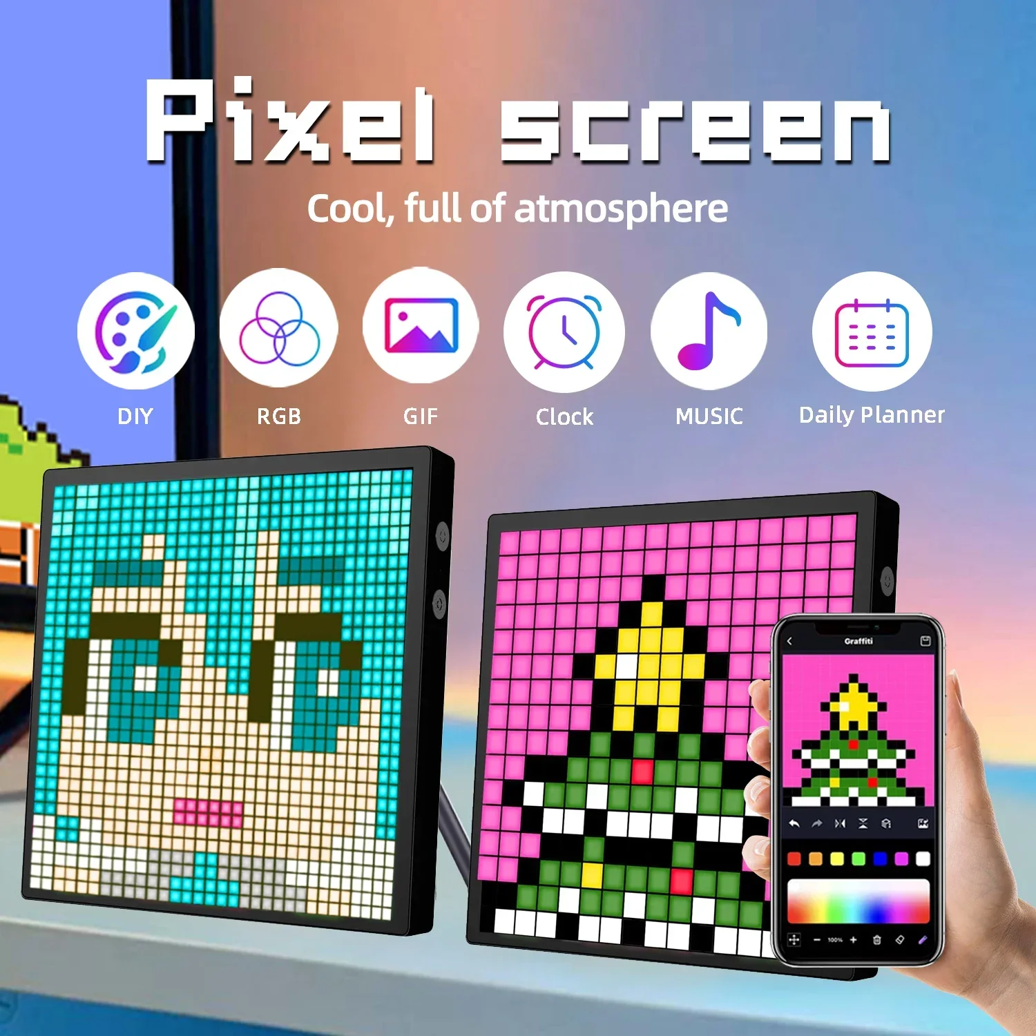 Smart LED Matrix Pixel Display - Pixel Art Led Panel 评论和价格