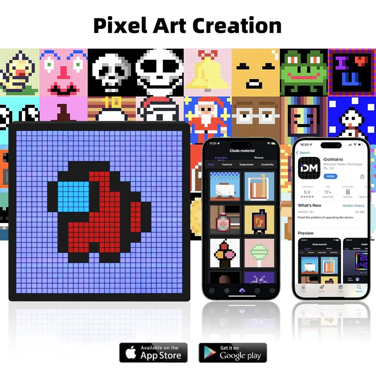 Smart LED Matrix Pixel Display - Pixel Art Led Panel 评论和价格