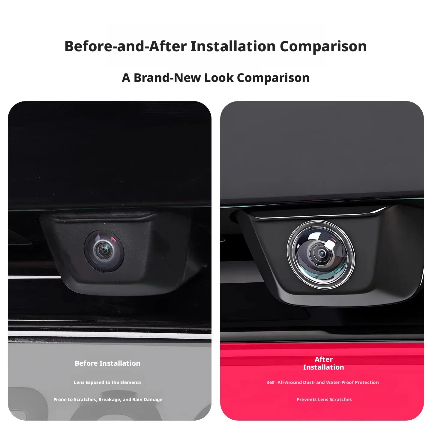 Car Front and Rear Camera Prot - Camera Rain Cover 评论和价格