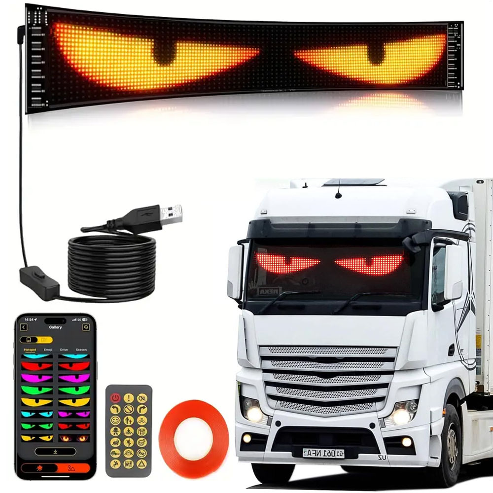 16x96 Plus Truck Eye RGB LED M - Pixel Art Led Panel 评论和价格