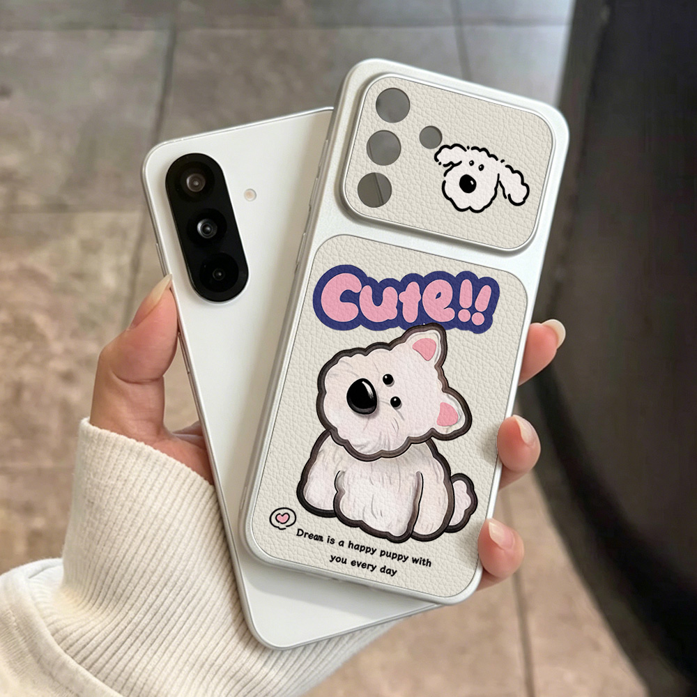 Cute Cartoon Dog Lanyard Phone - Camera Strap Leather 评论和价格
