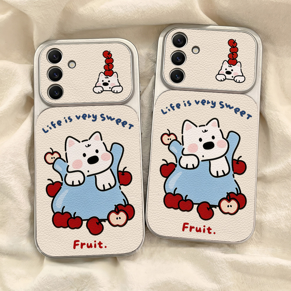 Cute Cartoon Dog Lanyard Phone - Camera Strap Leather 评论和价格