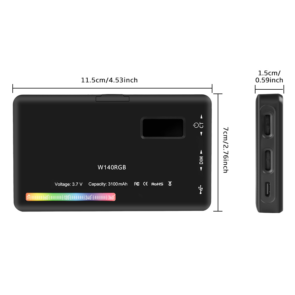 SH W140 LED RGB Video Light 0- - Pixel Art Led Panel 评论和价格