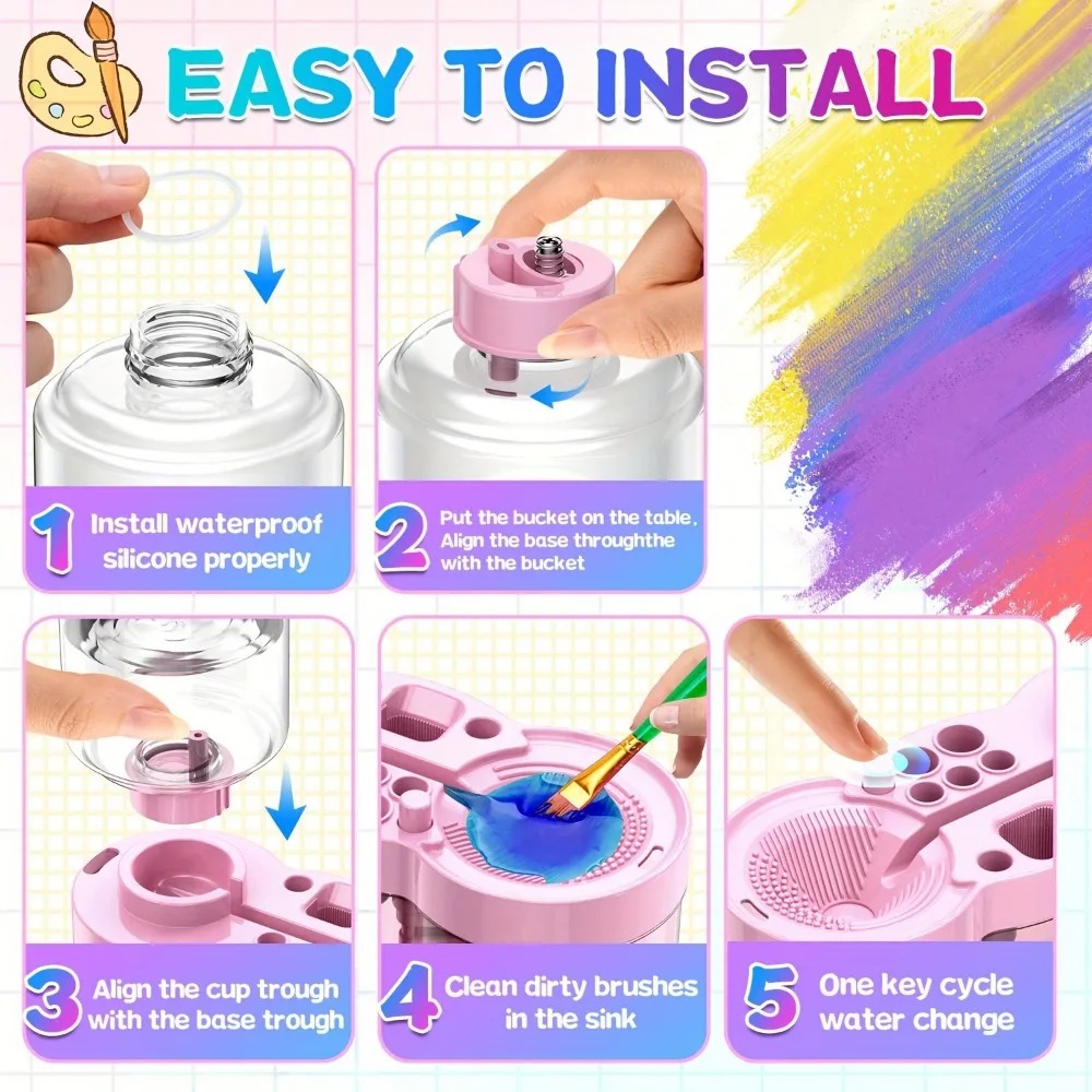 Paint Brush Washer Multifuncti - Photography Techniques 评论和价格