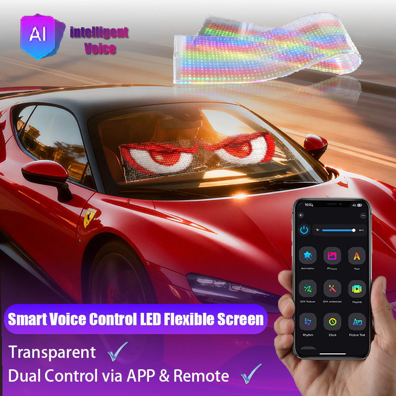 Demon Eyes Fully Transparent M - Pixel Art Led Panel 评论和价格