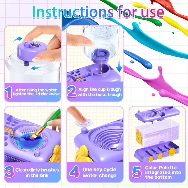 NEW Art Brush Washer Brush Cle - Photography Techniques 评论和价格
