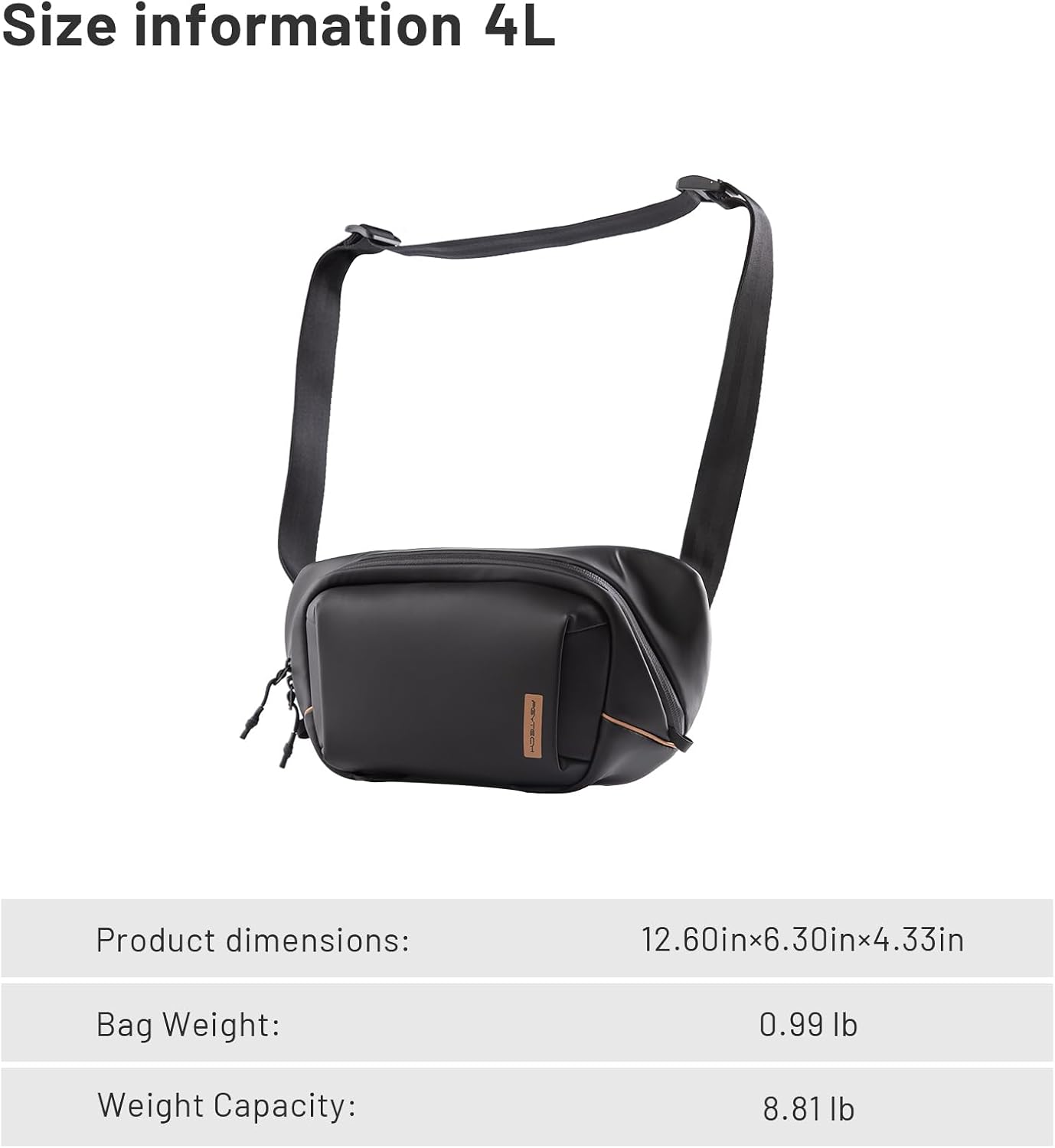 PGYTECH 4L Camera Sling Bag PU - Photography Solo 评论和价格