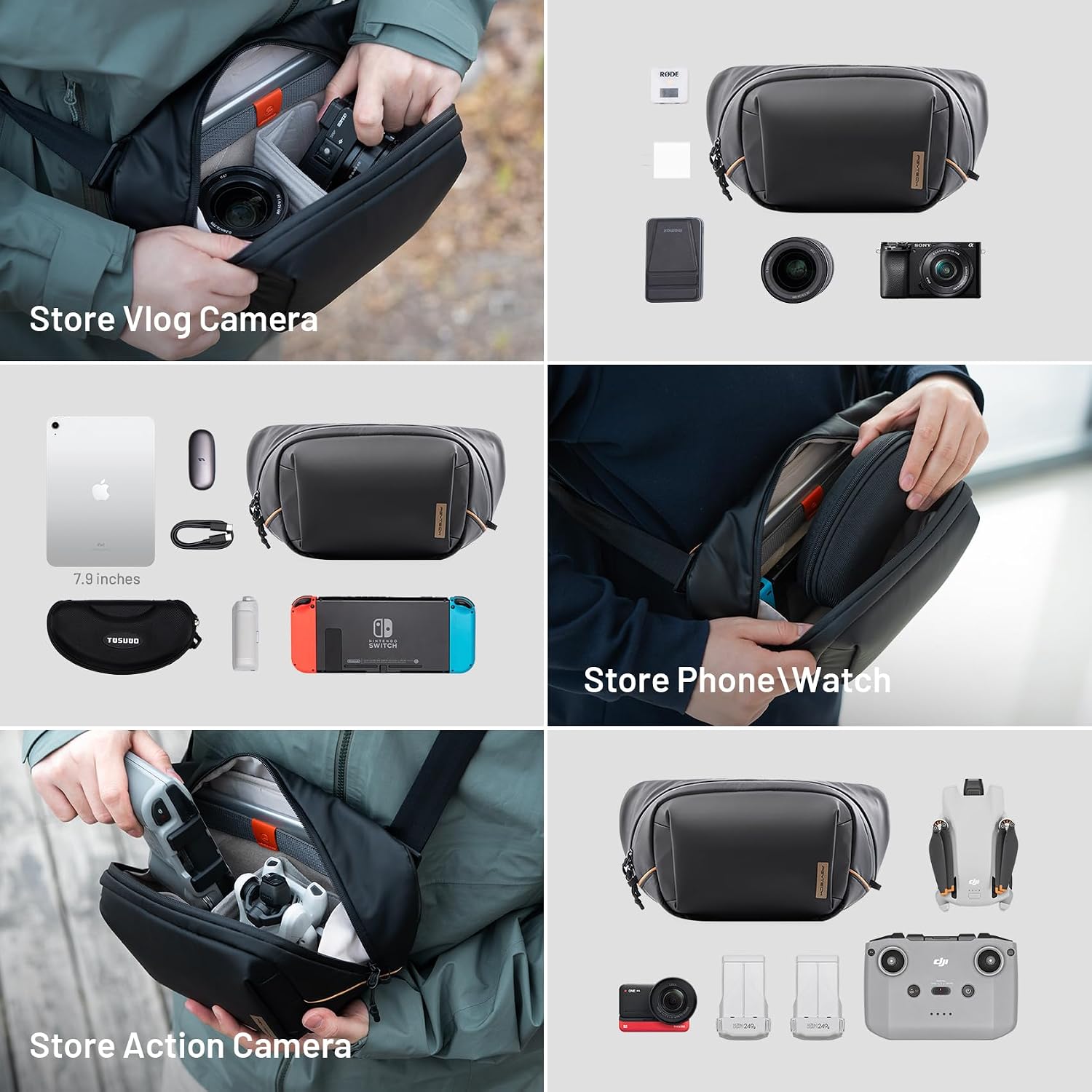 PGYTECH 4L Camera Sling Bag PU - Photography Solo 评论和价格